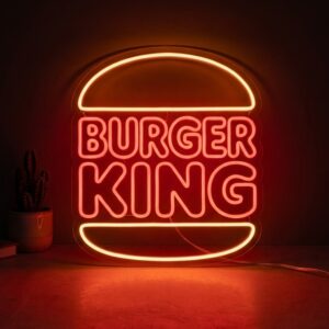 Neon LED Logo Burger King