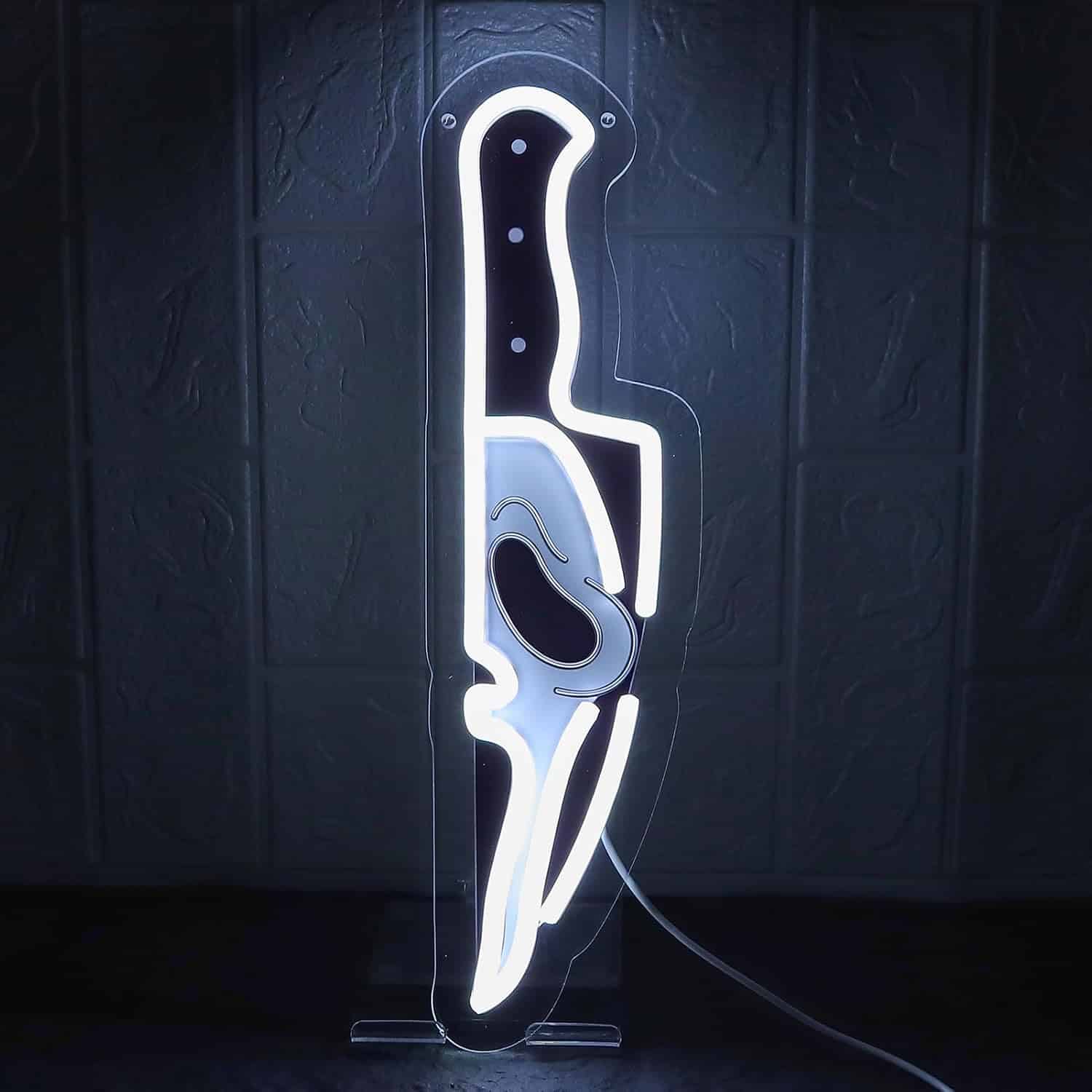 Neon LED Couteau Scream