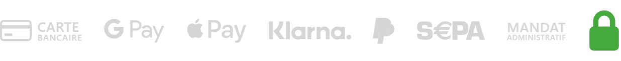Paiement sécurisé : carte bancaire, Google Pay, Apple Pay, Klarna, PayPal, SEPA, mandat administratif